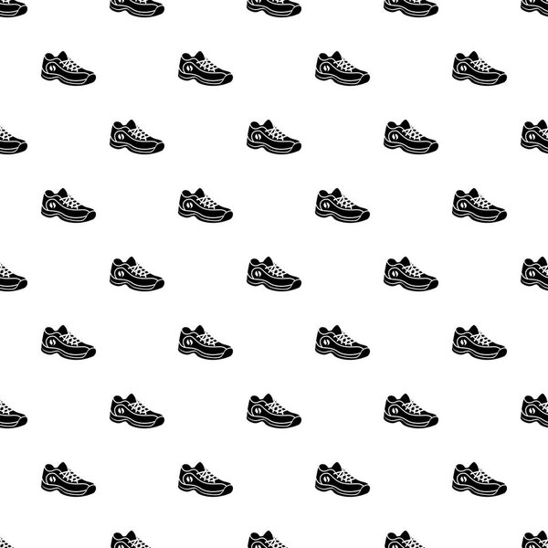 Sneakers pattern vector seamless