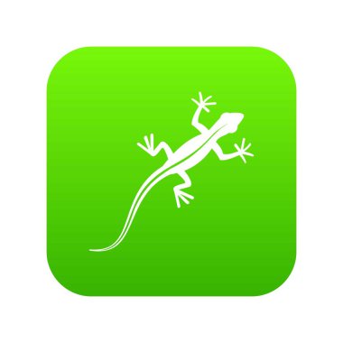 Kertenkele simgesi dijital yeşil