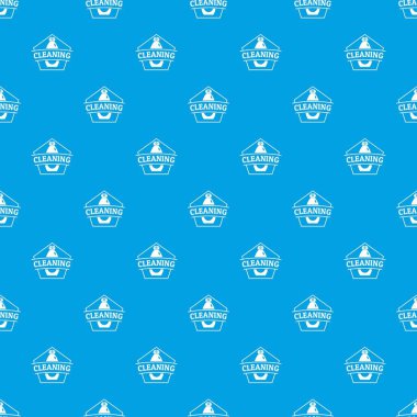 Temizlik şişe desen vektör kesintisiz mavi