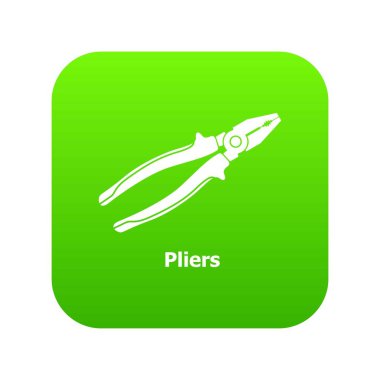 Pense yeşil simge vektör