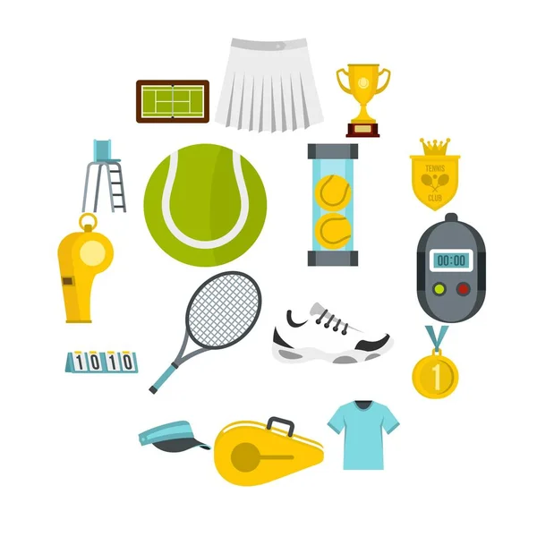 Tennis Icons Design Vector Set Stock Vector Image by ©ratnasriyuli