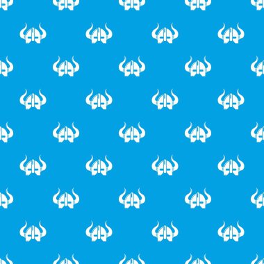Viking kask desen vektör kesintisiz mavi