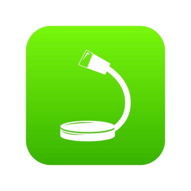 Tablo mikrofon simgesi yeşil vektör