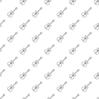 Elektro gitar tasarlamak vektör sorunsuz