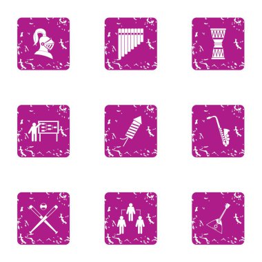 Taktik simgeler kümesi, grunge tarzı