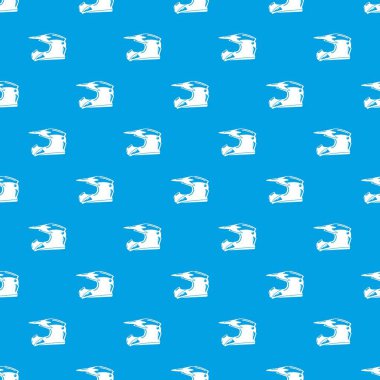 Motosiklet kask desen vektör kesintisiz mavi