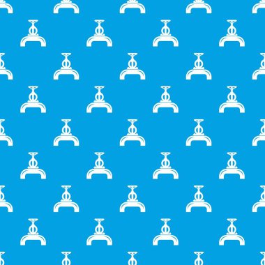 Pipiline gaz desen vektör kesintisiz mavi