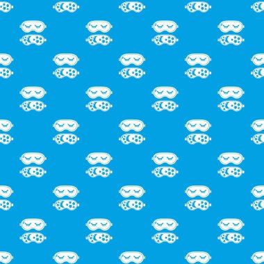 Rüya desen vektör kesintisiz mavi