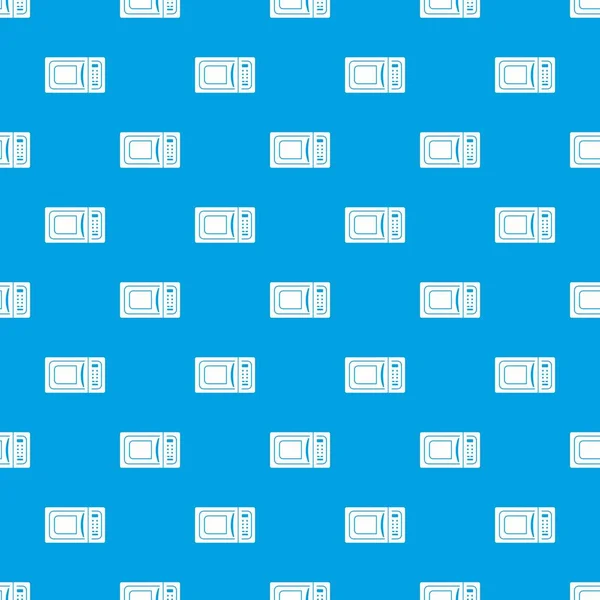 Magnetron patroon vector naadloze blauw — Stockvector