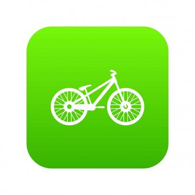 Bisiklet simgesi dijital yeşil