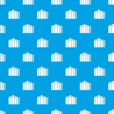 Petrol Depolama Tankı desen vektör kesintisiz mavi