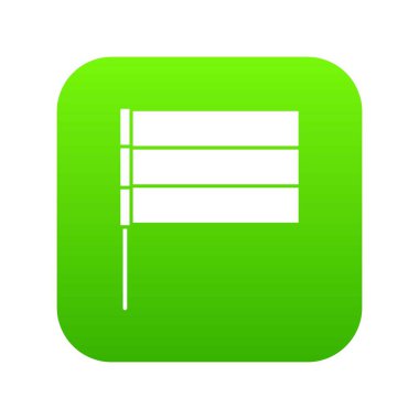 Bayrak simgesini dijital yeşil