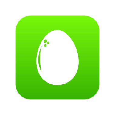 Yumurta yeşil simge vektör