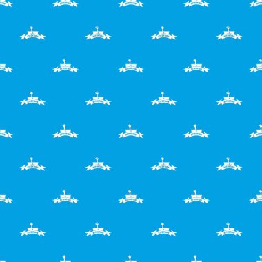 Zombi gece desen vektör kesintisiz mavi