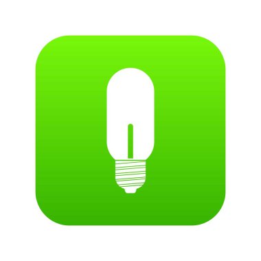 Ampul simgesi dijital yeşil