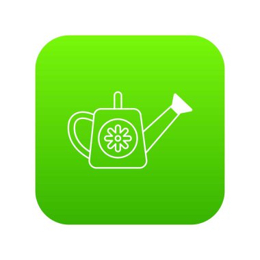 Sulama olabilir Yeşil simge vektör