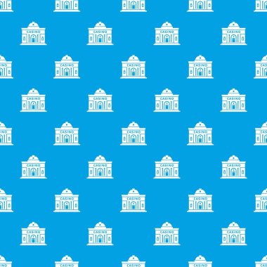 Casino bina desen vektör kesintisiz mavi