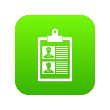 Yeniden başlamak-in iki aday simgesi dijital yeşil