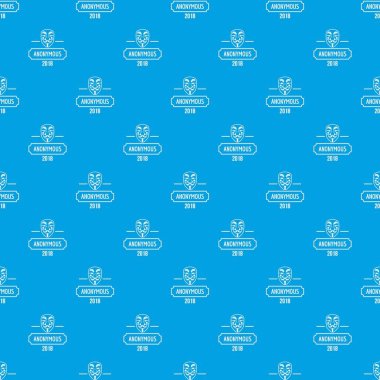 Anonim desen vektör kesintisiz mavi