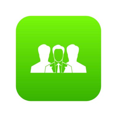 İşe Alım simgesi dijital yeşil