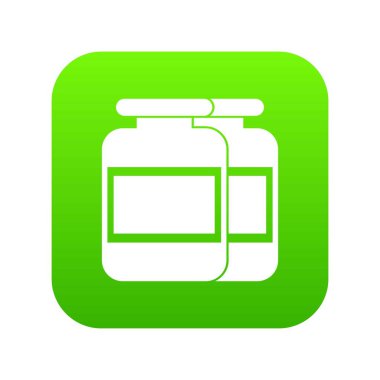 Sporcular simgesi dijital yeşil için besin takviyesi