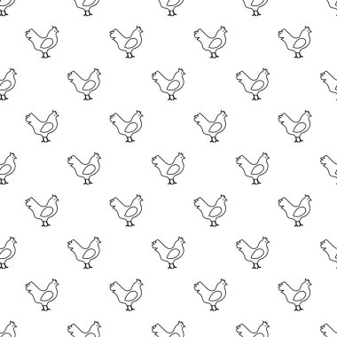 Tavuk tasarlamak vektör sorunsuz