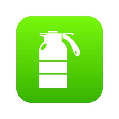 Püskürtme kabı yeşil simge vektör