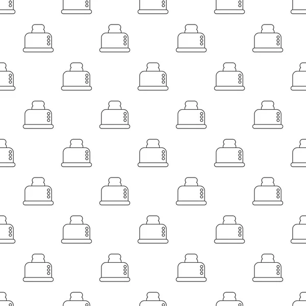Steal toaster pattern vector seamless — Stock Vector