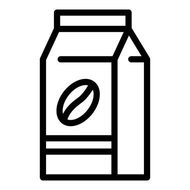 Kahve taneleri simgesi, taslak biçimi