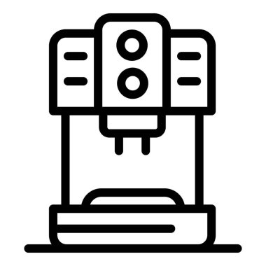 Kahve makinesi simgesi, taslak biçimi