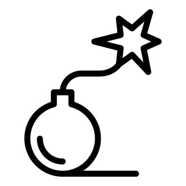 Bomba ikonunu ateşle, taslak biçimi