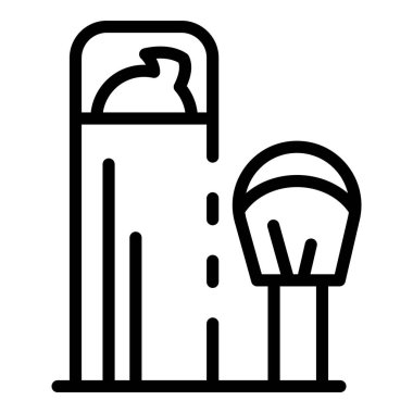 Traş köpüğü simgesi, taslak biçimi