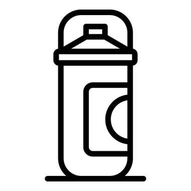 Taze tıraş köpüğü simgesi, taslak biçimi