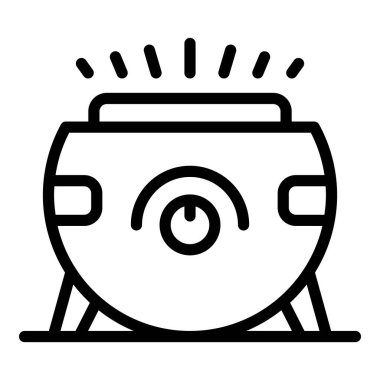 Medicine air purifier icon, outline style clipart