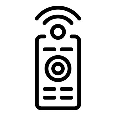 Akıllı ev uzaktan kontrol simgesi, özet biçimi