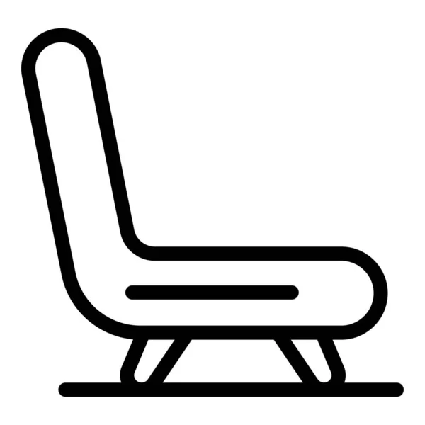 Icono del sillón del hospital, estilo del esquema — Archivo Imágenes Vectoriales