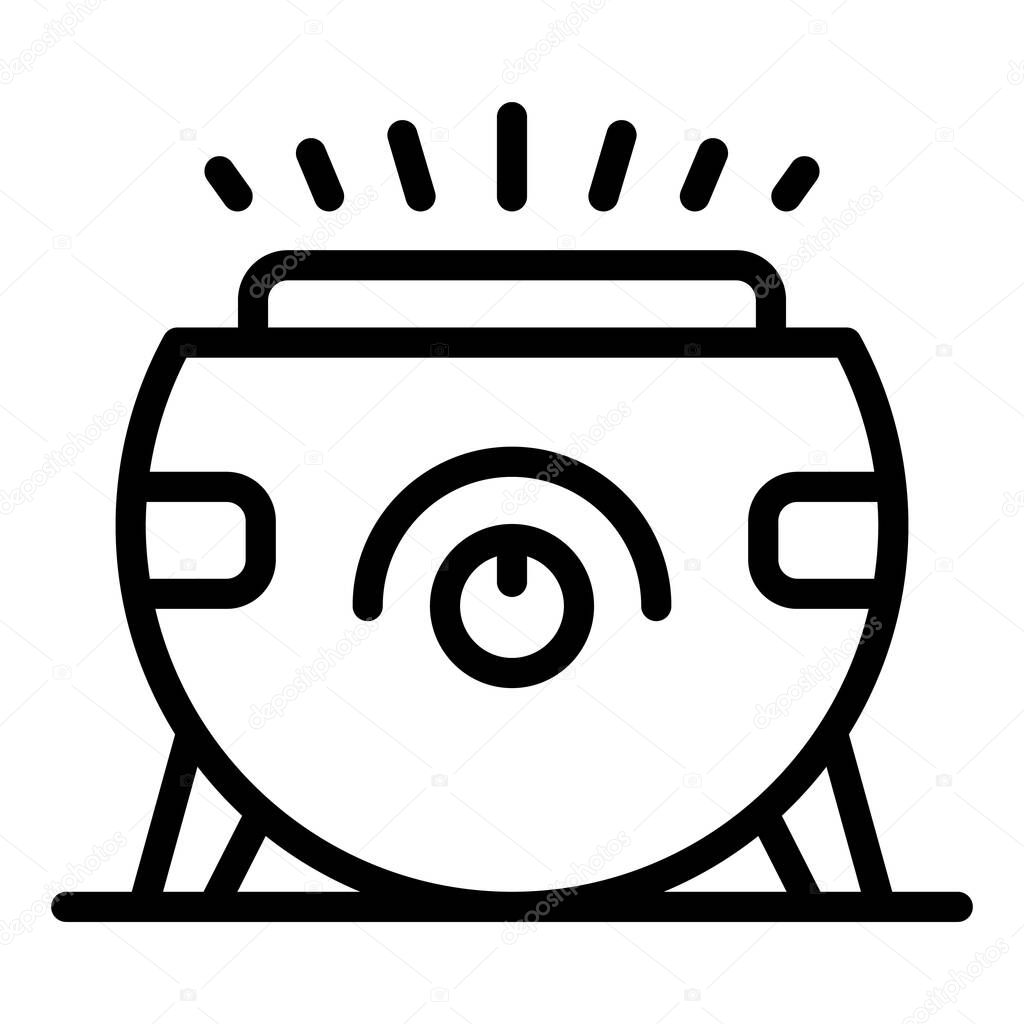 Medicine air purifier icon, outline style