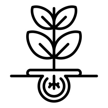 Bitki teknolojisi tohum simgesi, özet biçimi