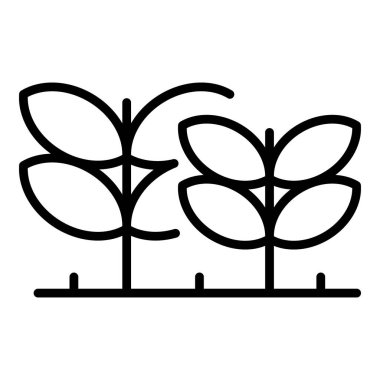 Eko bitkiler simgesi, taslak biçimi