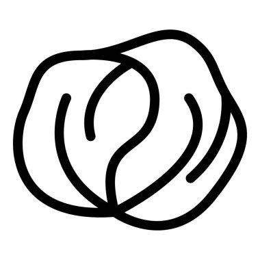 Bahçe lahanası simgesi, taslak biçimi