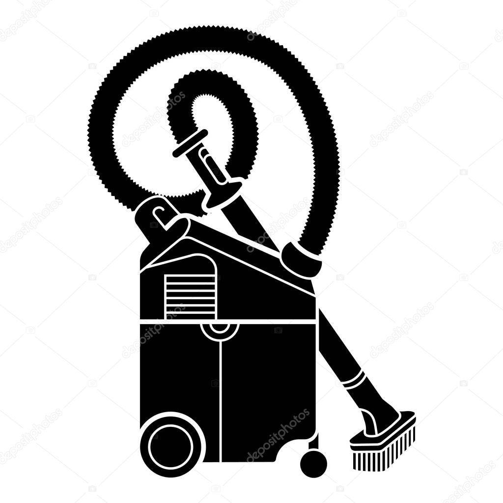 Professional vacuum cleaner icon, simple style