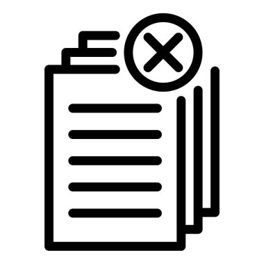 Belge simgesi, taslak biçimi iste