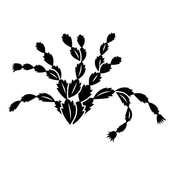 Icona pianta succulenta, stile semplice — Vettoriale Stock