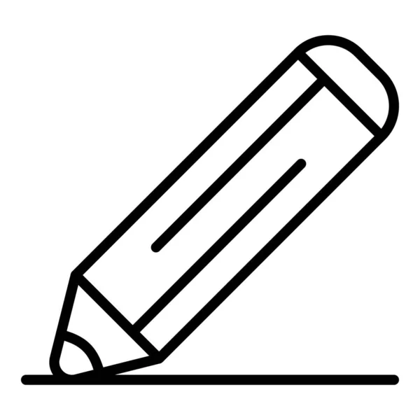 Bleistift-Symbol, Umrissstil — Stockvektor