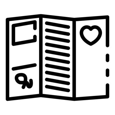 Doğum günü kartı simgesi, özet biçimi