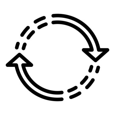 Oklar geri dönüşüm simgesi, özet biçimi