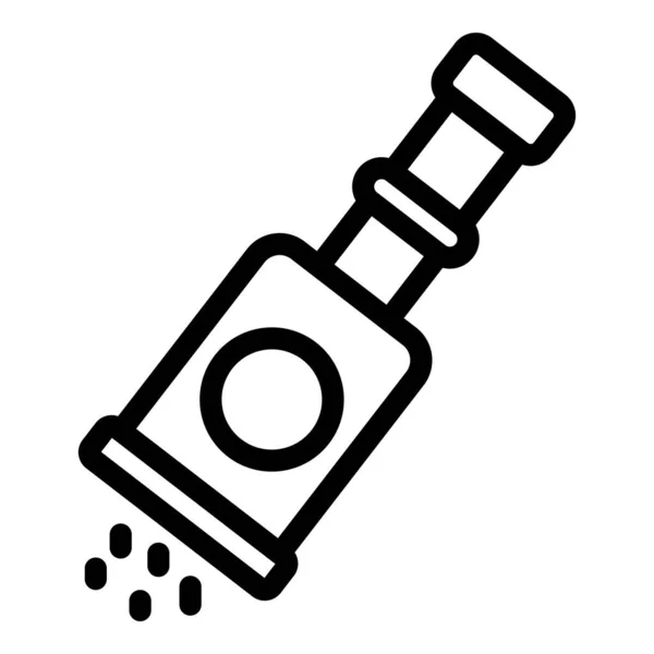 Rediment pot icon, outline style — стоковый вектор