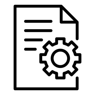 Dosya pc düzenleyici simgesi, özet biçimi