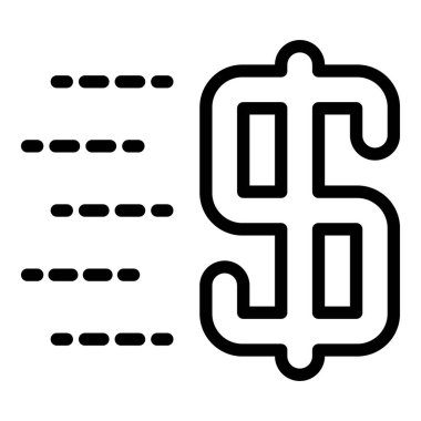 Hareket simgesinde dolar işareti, özet biçimi