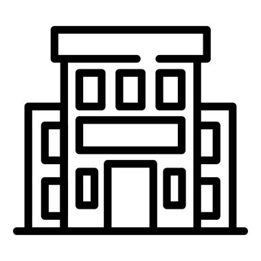 Banka binası simgesi, özet biçimi